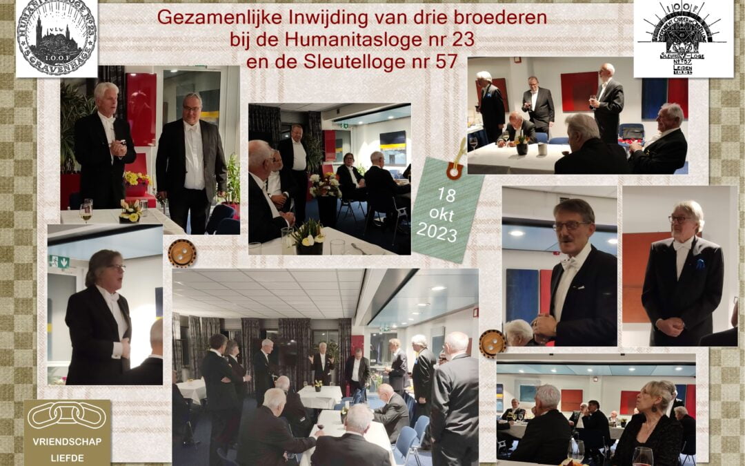 Inwijding van Drie Nieuwe Leden
