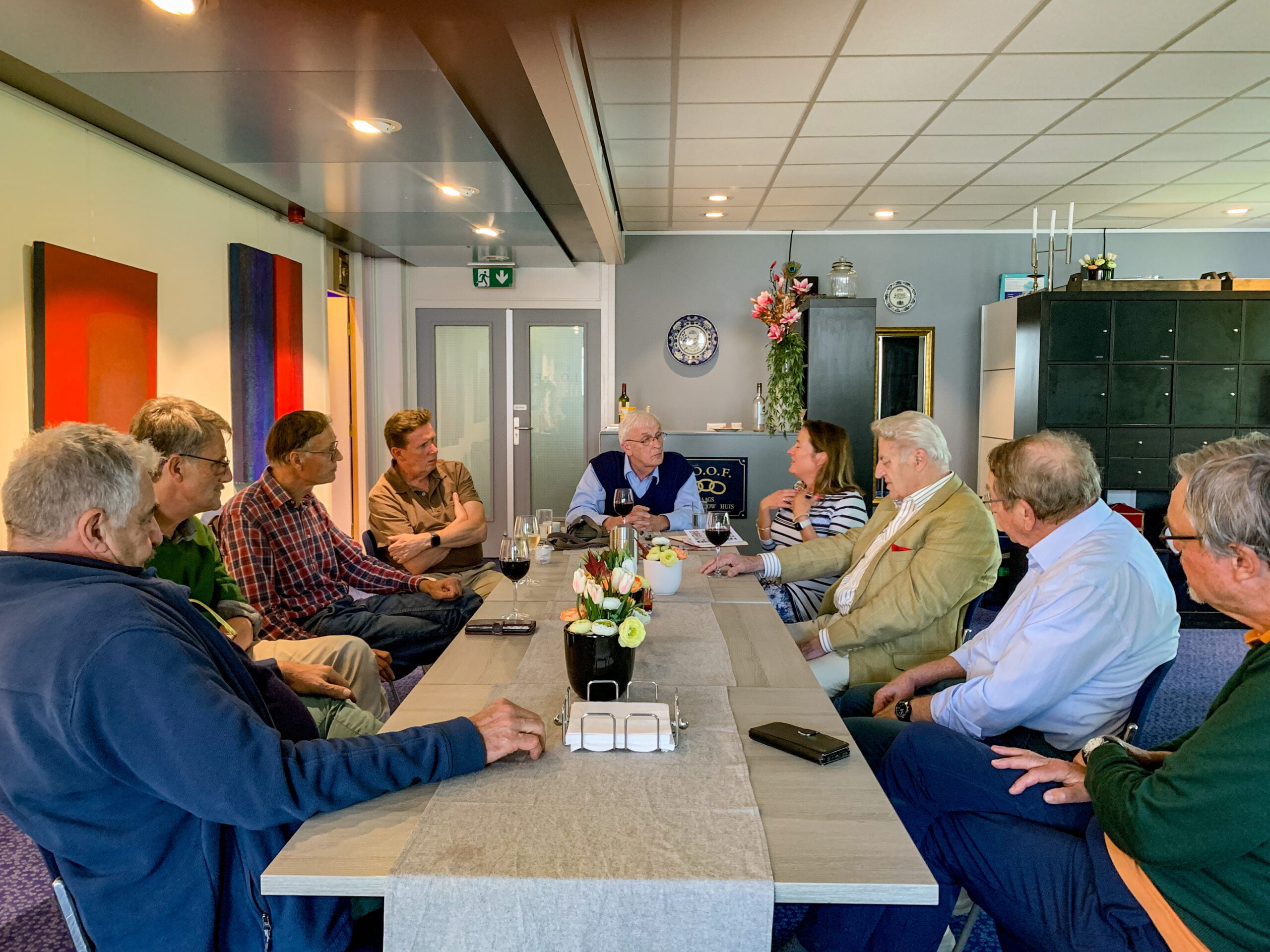 Samenkomst in-sint-sfeer