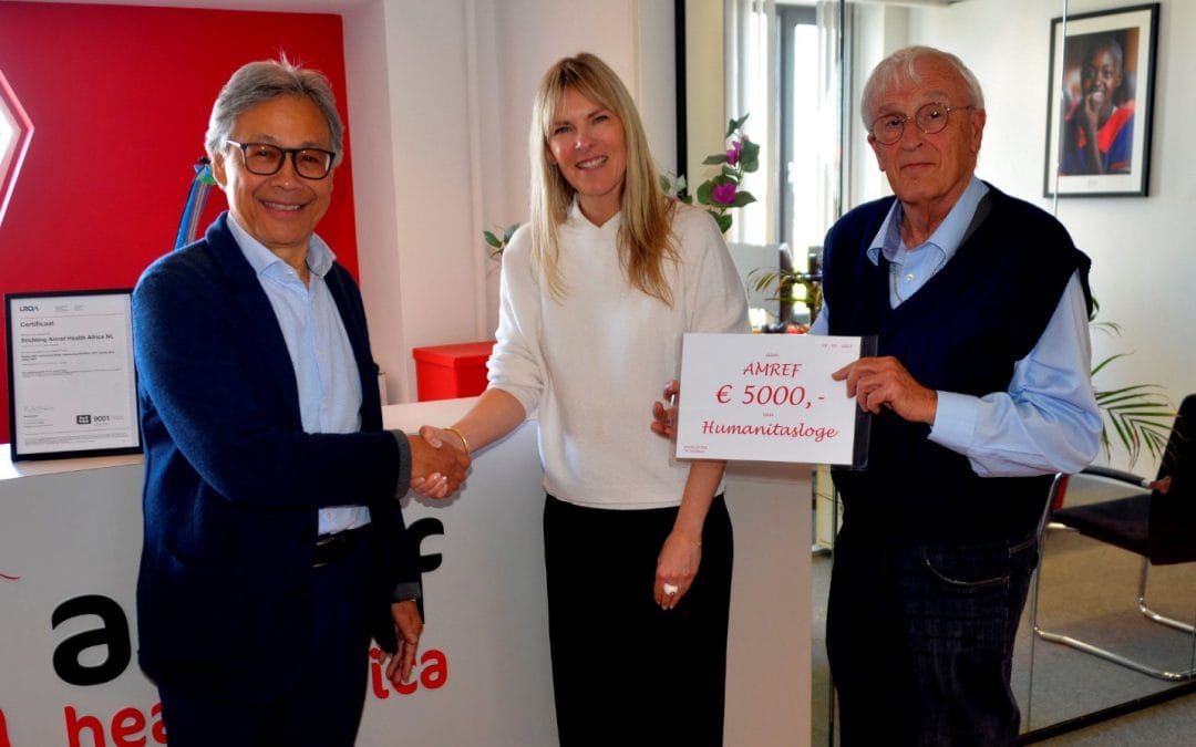 Donatie aan Amref